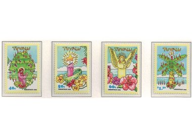 TUVALU 1993 Christmas 4v MNH**