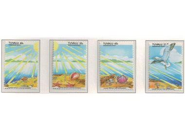 TUVALU 1993 Protezione ambiente, effetto serra 4v MNH**
