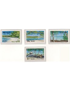 TUVALU 1994 Island views 4v MNH**