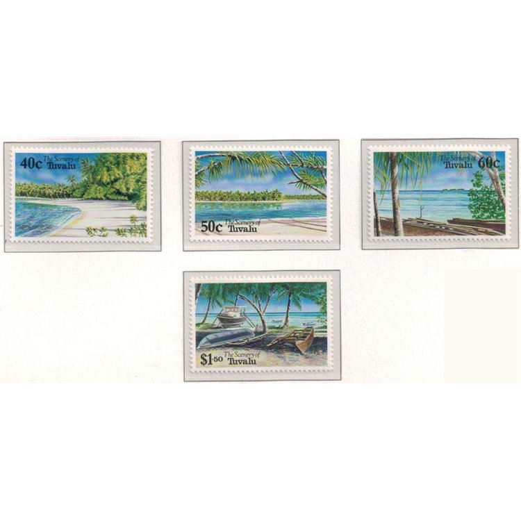 TUVALU 1994 Island views 4v MNH**