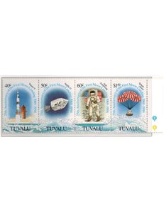 TUVALU 1994 Moonlanding 4v MNH**