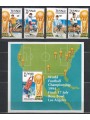 TUVALU 1994 World Cup Football 4v + 1 s/s MNH**