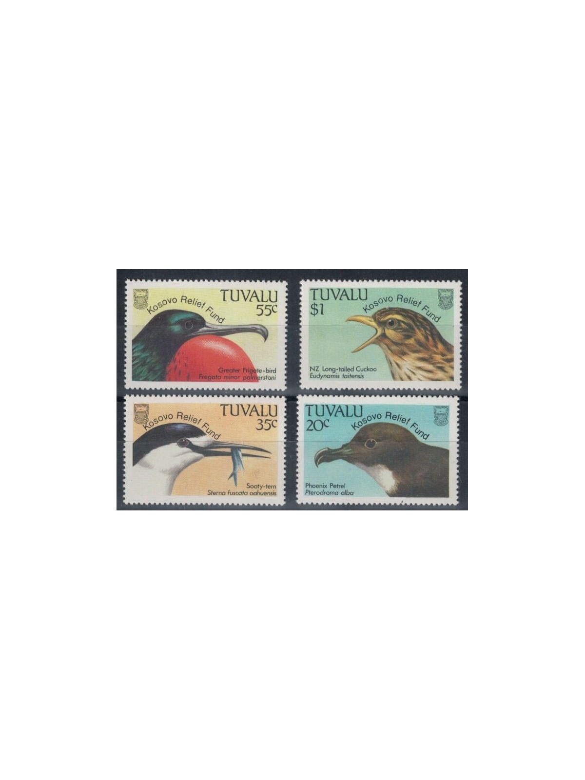 TUVALU 1999 Kosovo aid 4v MNH**