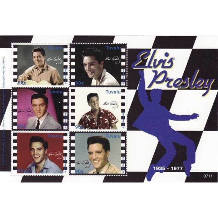 TUVALU 2007 Elvis Presley 6v MNH**