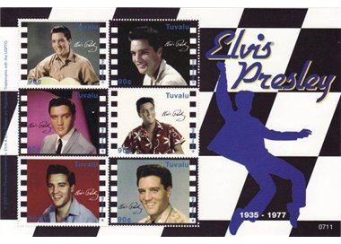 TUVALU 2007 Elvis Presley 6v MNH**