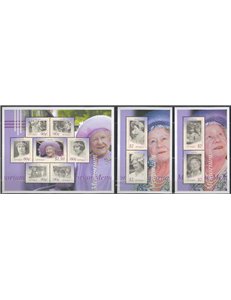TUVALU 2002 Queen mother 7v + 2 s/s MNH**