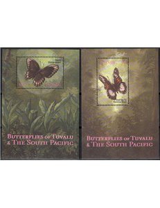 TUVALU 2000 Butterflies 2 BF MNH**