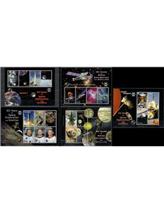 TUVALU 2008 50 Years of space exploration 22v MNH**