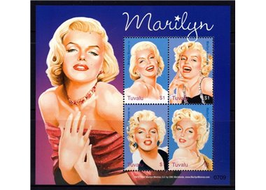 TUVALU 2007 Marilyn Monroe 4v MNH**