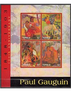 TUVALU 2004 Paul Gauguin 4v MNH**