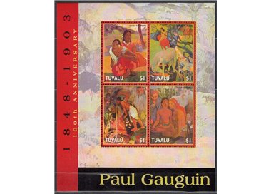 TUVALU 2004 Paul Gauguin 4v MNH**