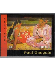 TUVALU 2004 Paul Gauguin 1 s/s MNH**