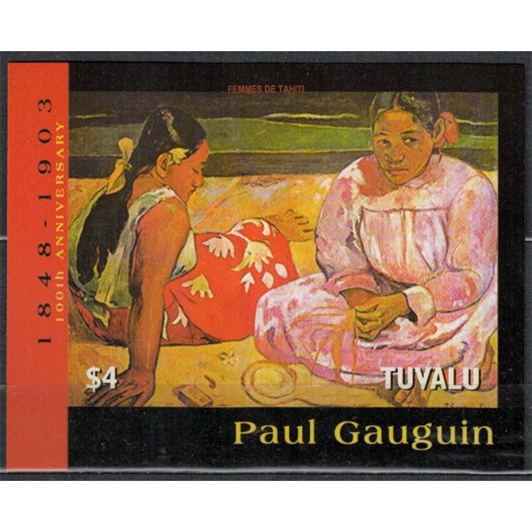 TUVALU 2004 Paul Gauguin 1 s/s MNH**