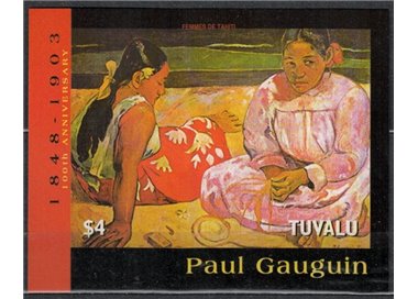 TUVALU 2004 Paul Gauguin 1 s/s MNH**