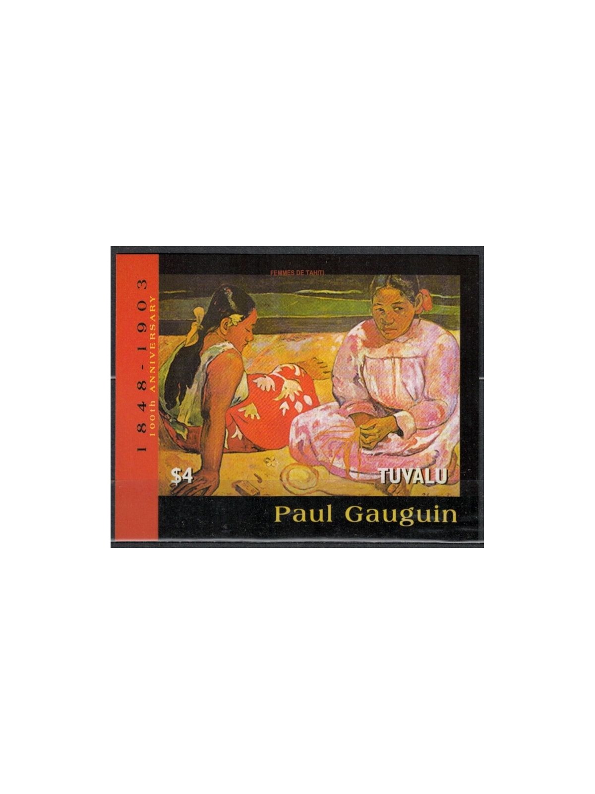 TUVALU 2004 Paul Gauguin 1 BF MNH**