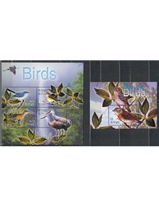 TUVALU 2003 Birds 4v + 1 s/s MNH**
