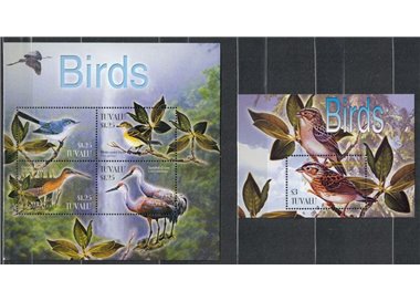 TUVALU 2003 Birds 4v + 1 s/s MNH**