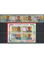 TUVALU 1998 20 years independence 4v + 1 BF MNH**
