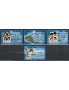 TUVALU 1995 Christmas 4v MNH**