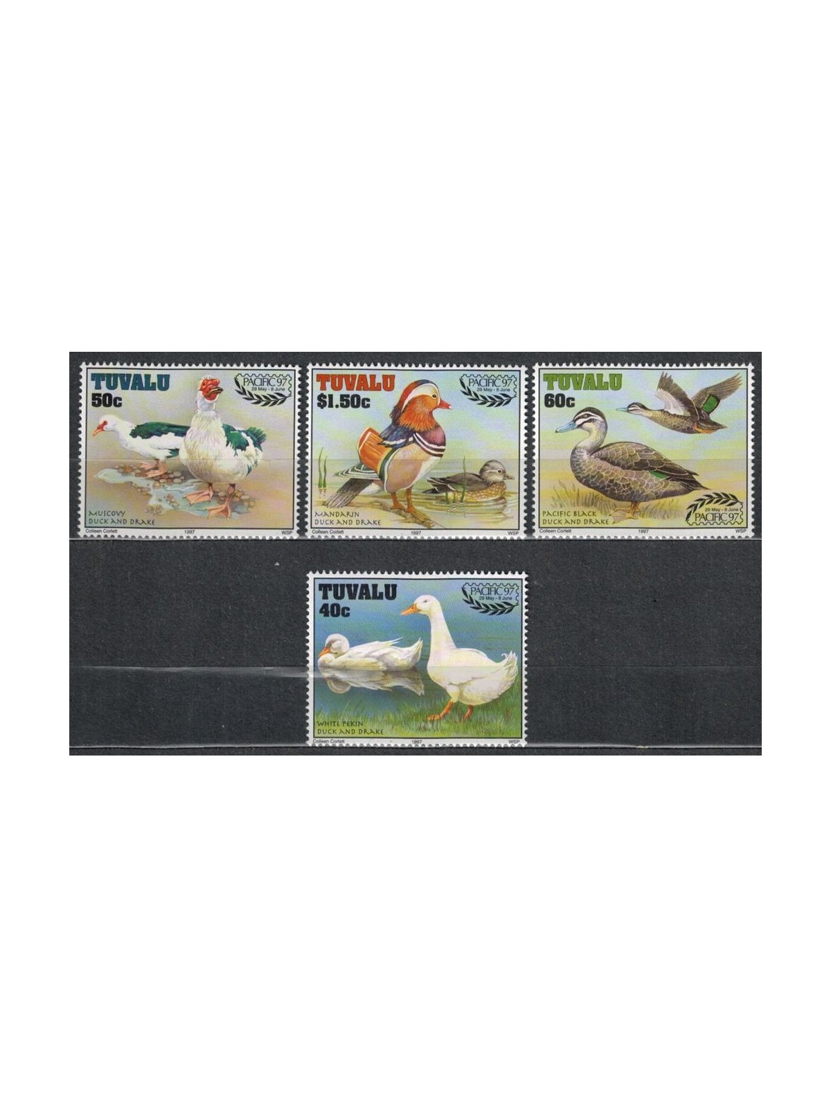 TUVALU 1997 Pacific 97 4v MNH**