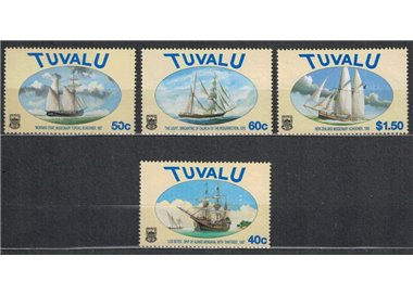 TUVALU 1998 Sailing ships 4v MNH**