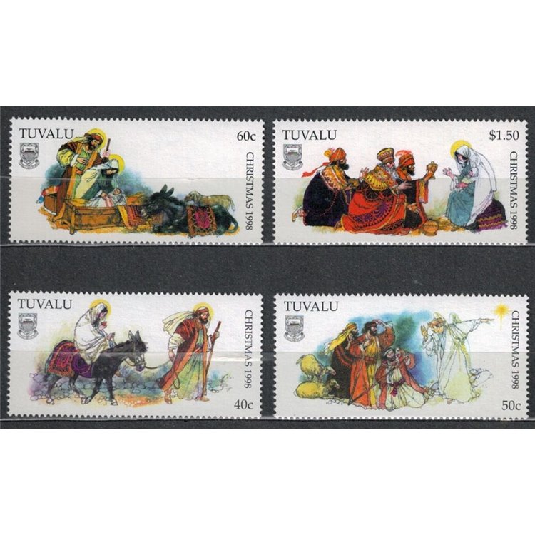 TUVALU 1998 Christmas 4v MNH**