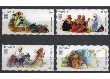 TUVALU 1998 Christmas 4v MNH**