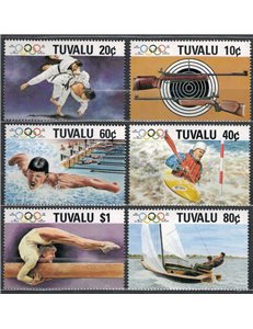 TUVALU 1988 Olympic Games Seoul 6v MNH**