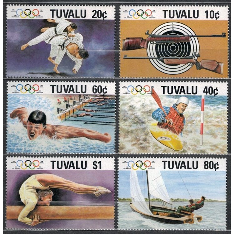 TUVALU 1988 Olympic Games Seoul 6v MNH**