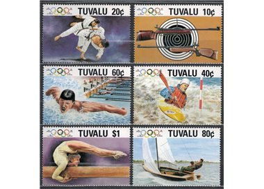 TUVALU 1988 Olympic Games Seoul 6v MNH**