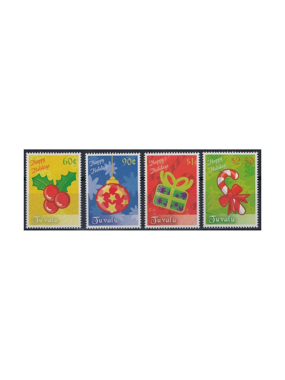 TUVALU 2008 Christmas 4v MNH**