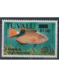 TUVALU 1996 Taipei 96, fish 1v MNH**