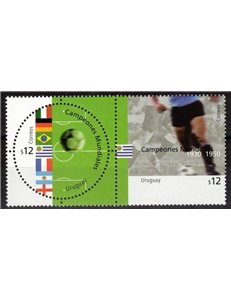 URUGUAY 2002 Campionato del mondo di calcio 2v MNH**