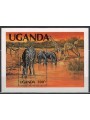 UGANDA 1983 Zebra s/s