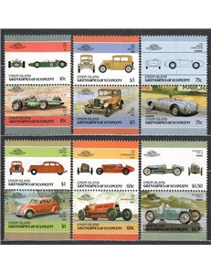 UNION ISLAND 1986 Cars 12v MNH**