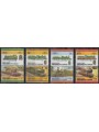UNION ISLAND 1985 Locomotive, treni 8v MNH**