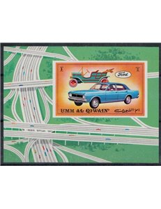 UMM AL QIWAIN 1972 Automobiles - Cars s/s MNH**