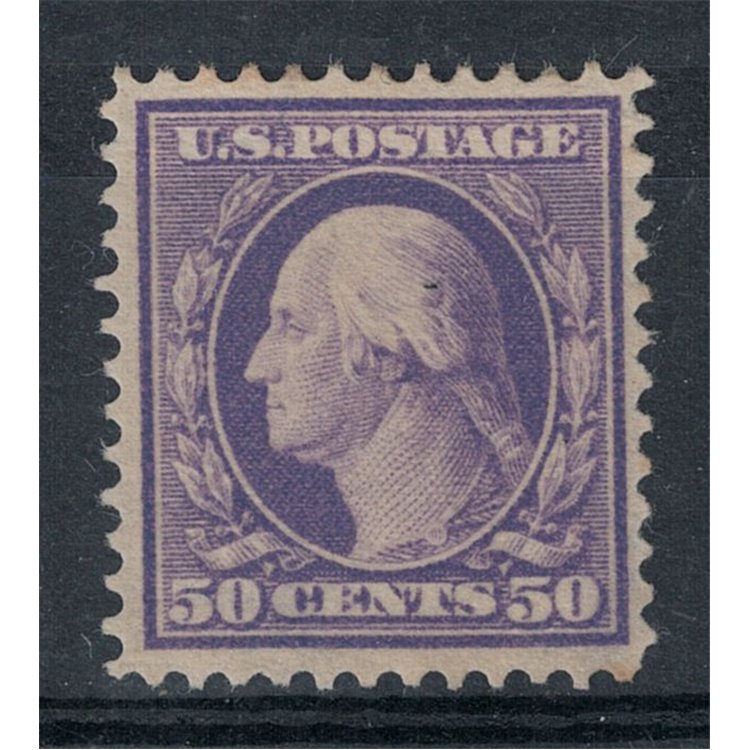USA 1909 Washington 50c violetto dent. 12 MNH** ©