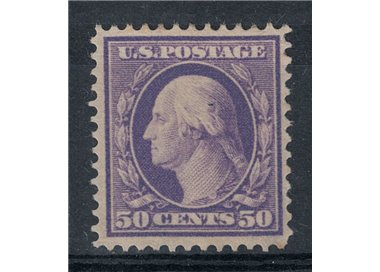 USA 1909 Washington 50c violet dent. 12 MNH** ©