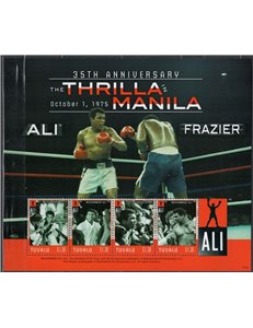 TUVALU 2010 Thrilla in Manila (Ali-Frazier) 4v MNH**