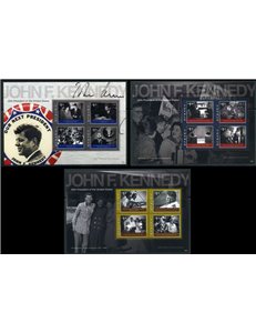 TUVALU 2010 John F. Kennedy 12v MNH**
