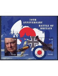 TUVALU 2010 Battle of Britain 4v MNH**