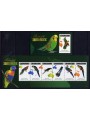 TUVALU 2011 Parrots of the South Pacific 6v + 1 BF MNH**