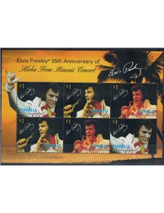 TUVALU 2008 Elvis Presley, Aloha from Hawaii concert 6v MNH**
