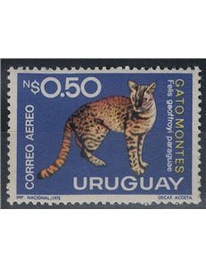 URUGUAY 1975 Wildlife, cats 1v MNH**