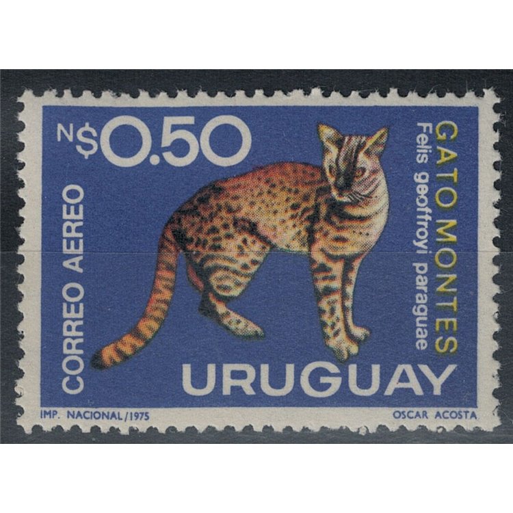URUGUAY 1975 Fauna, gatti 1v MNH**