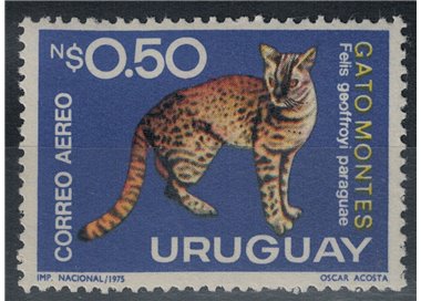 URUGUAY 1975 Fauna, gatti 1v MNH**