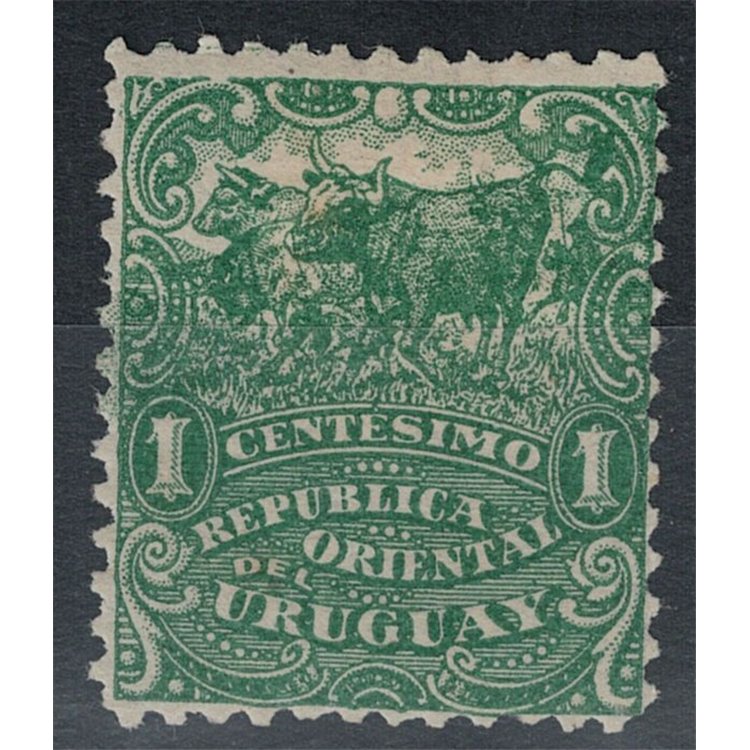URUGUAY 1904 Ordinary series, MH cattle*