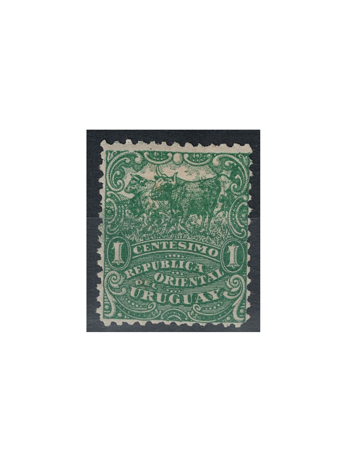 URUGUAY 1904 Ordinary series, MH cattle*