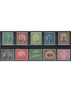 USA 1931 Presidenti e soggetti vari 10v MNH**